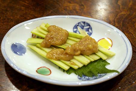 山うどの酢みそ
