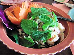 �������O���X�ƃG�r�̃T���_